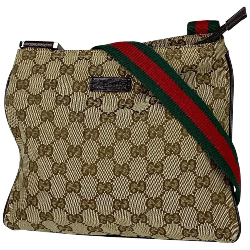 Gucci GG shoulder bag Sherry web cross Body Bum Crossbody Belt beige brown
